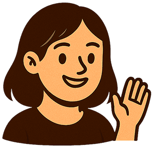Stella waving